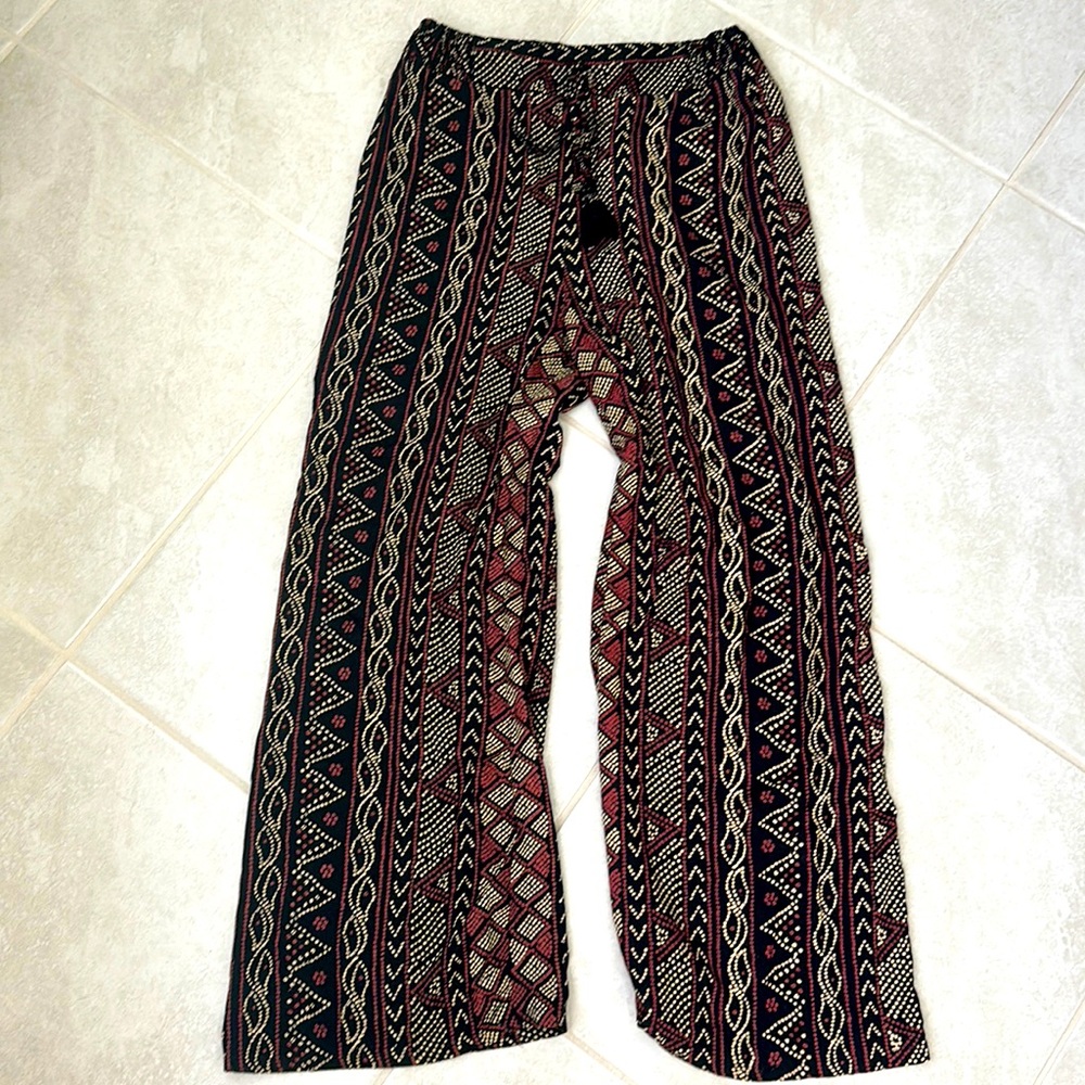 Angie Boho wide leg pants